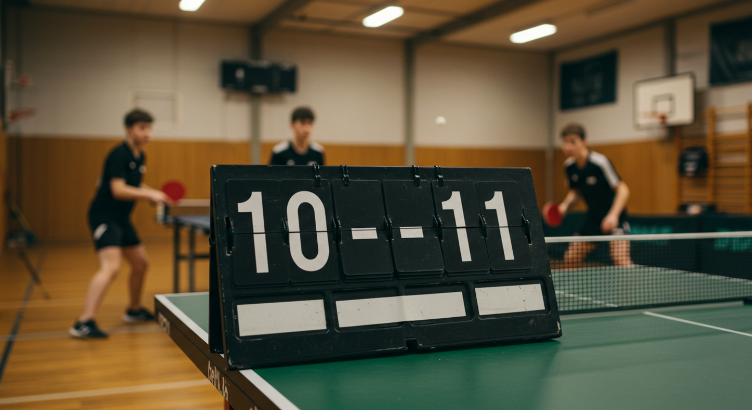 How does table tennis scoring work