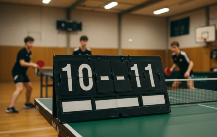 How does table tennis scoring work