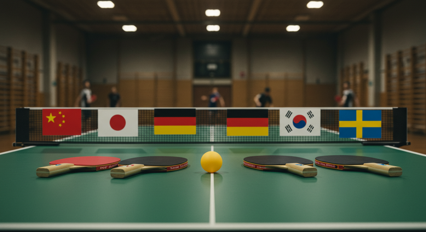 Which countries are the best at table tennis