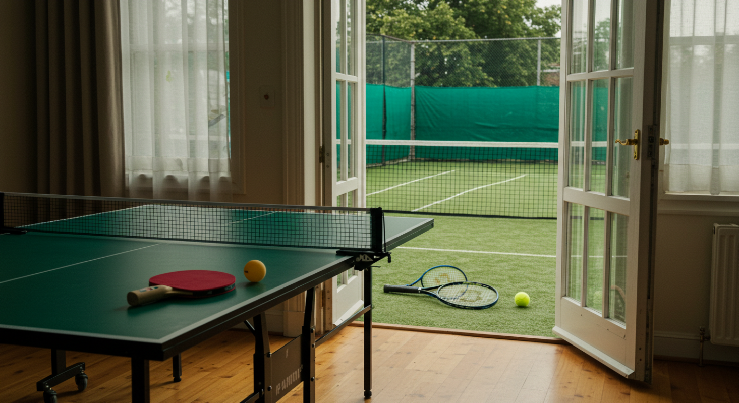 difference between table tennis and tennis