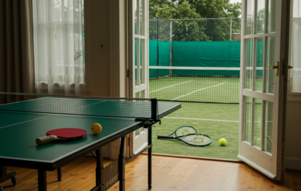 difference between table tennis and tennis