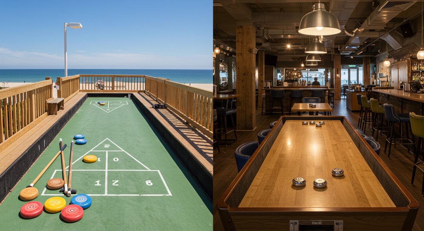 Deck Shuffleboard and Table Shuffleboard