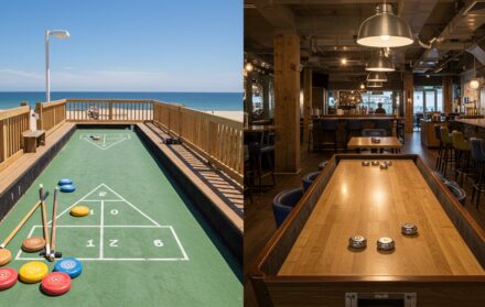 Deck Shuffleboard and Table Shuffleboard