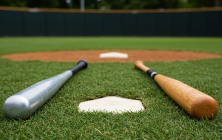 difference between aluminium and wood bat