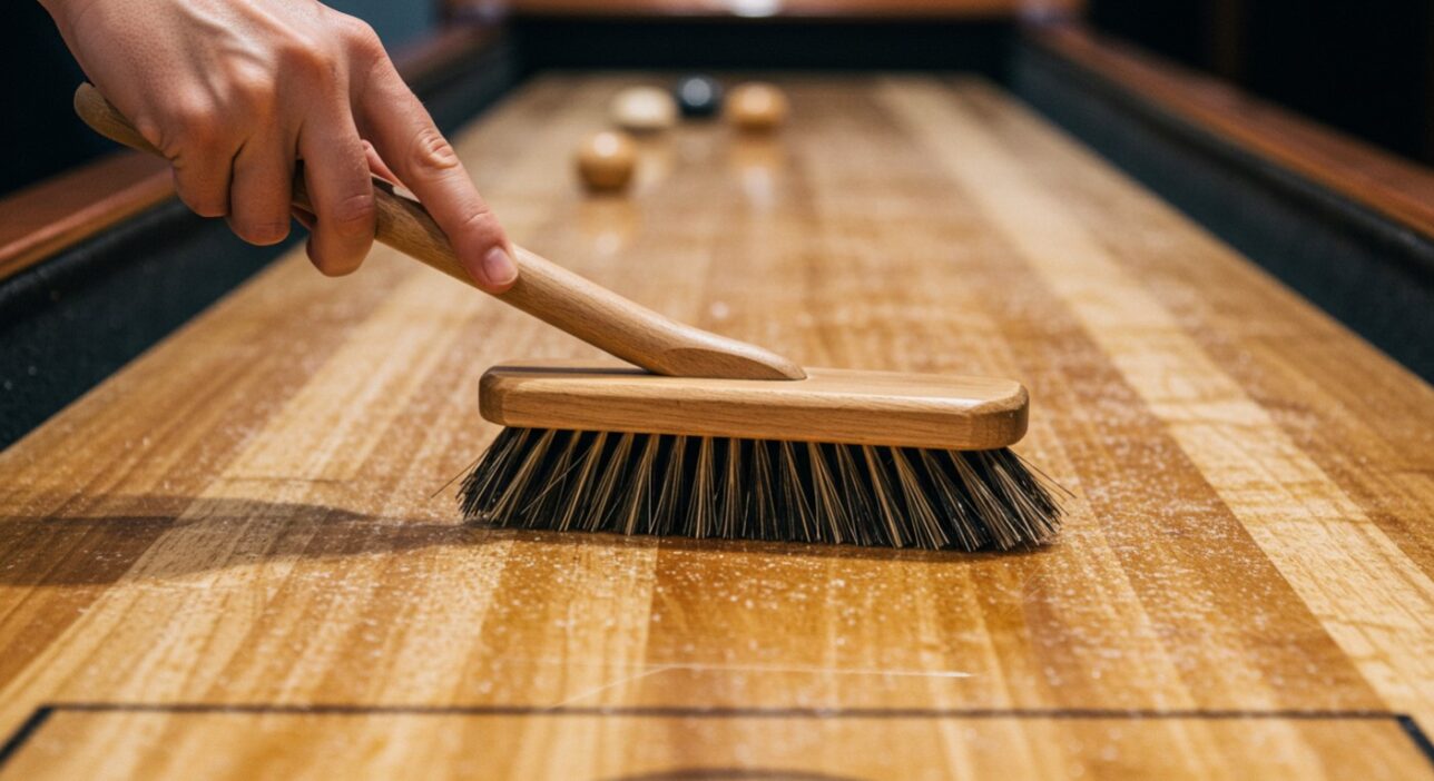 Shuffleboard Surface Care