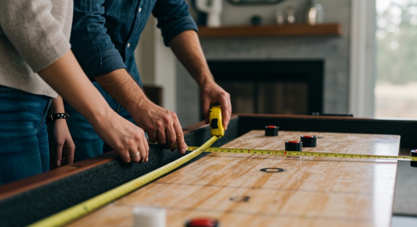 Shuffleboard Table Size