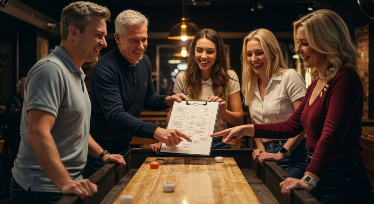 Step 5 Create a Shuffleboard Tournament Schedule and Bracket