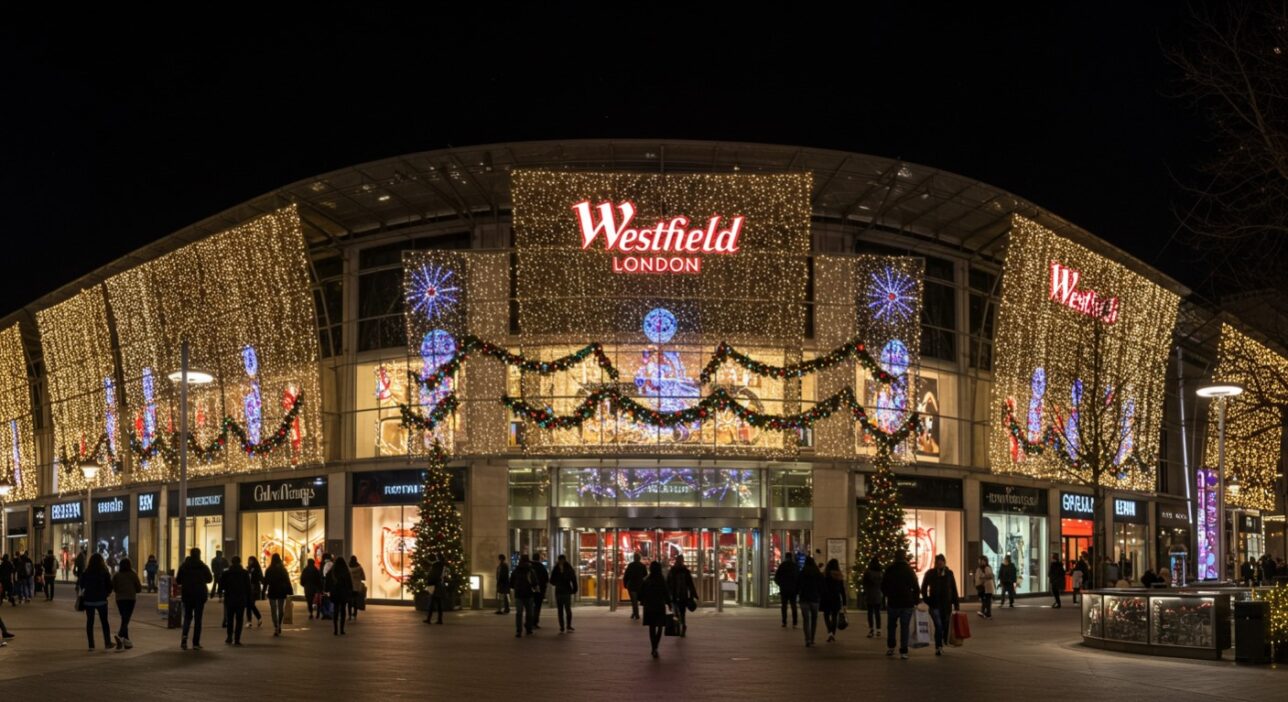 Westfield London Christmas Lights